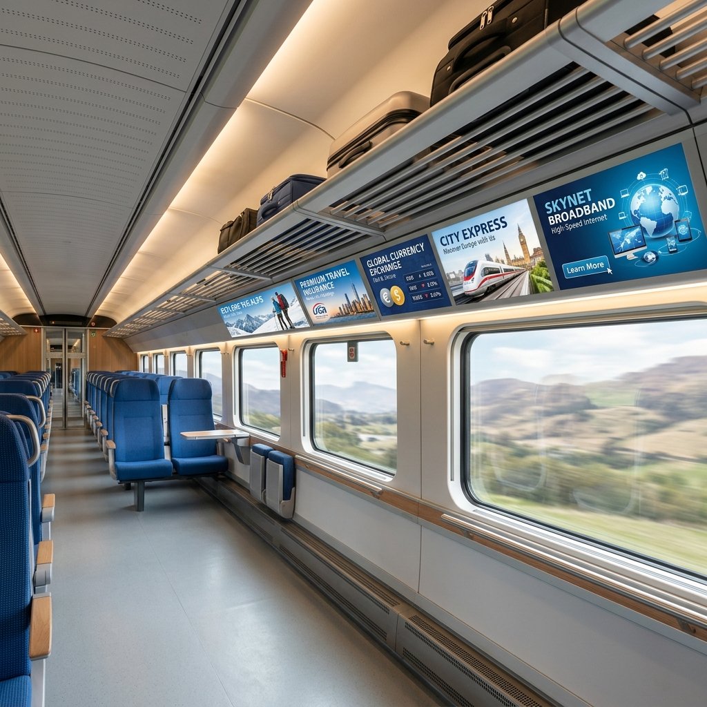 Interior Train Branding